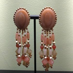 Vintage Hand Beaded Earrings